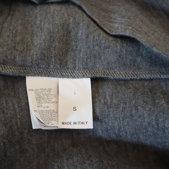 Brunello Cucinelli Monili Dress Charcoal Gray Pockets Long Sleeves Size Small - Picture 9 of 9